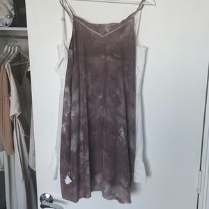 Tie-dye, silk ATM dress